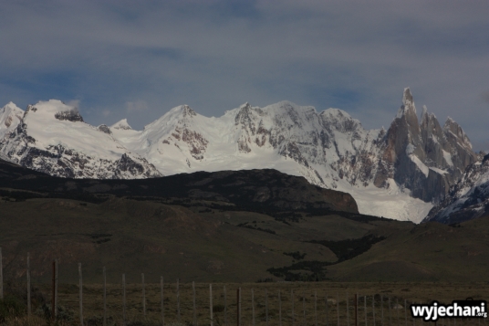 09 El Chalten - droga dojazdowa - widok na Cerro Torre